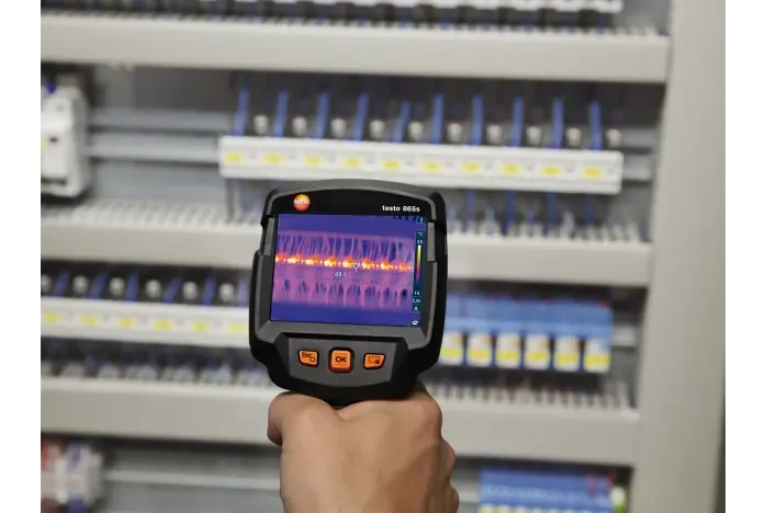 کاربرد دوربین حرارتی مدل Testo 865